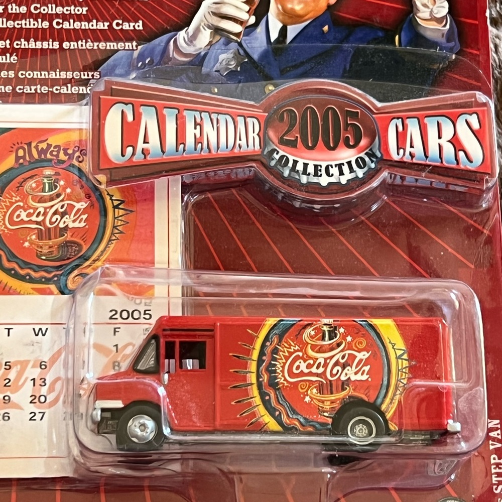1990’s STEP VAN      2005 JOHNNY LIGHTNING COCA-COLA CALENDAR CARS